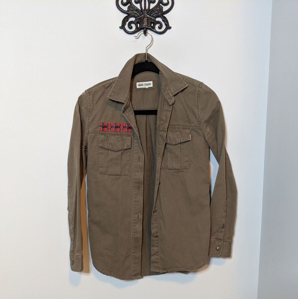 Vans button up shirt